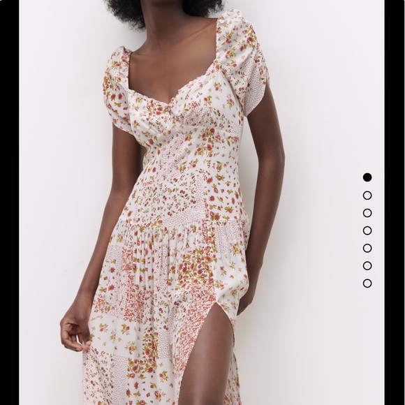 Zara Dresses & Skirts - zara patchwork print midi dress